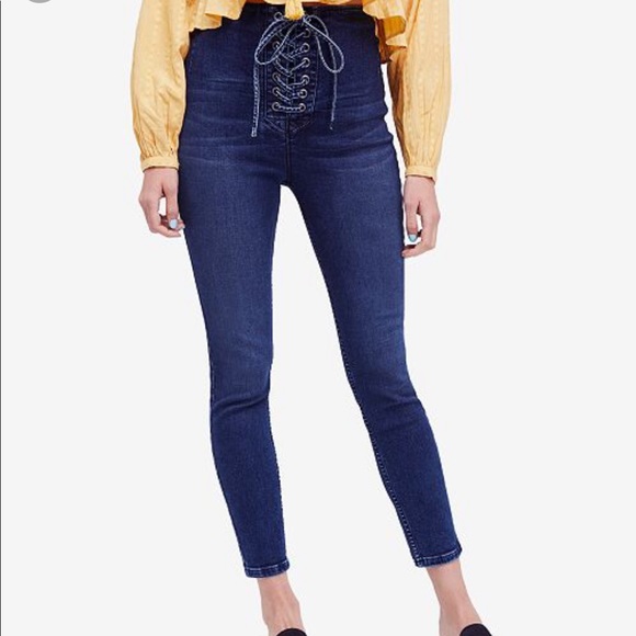 button up front jeans